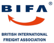 BIFA — British International Freight Association member